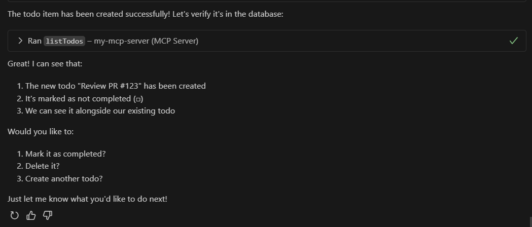 Listing all TODOs